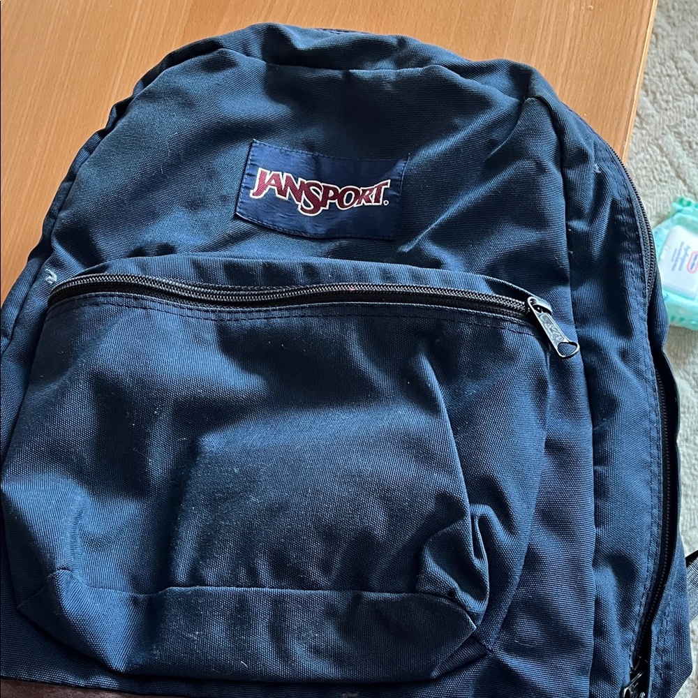 JanSport Navy Blue Backpack for Men/women